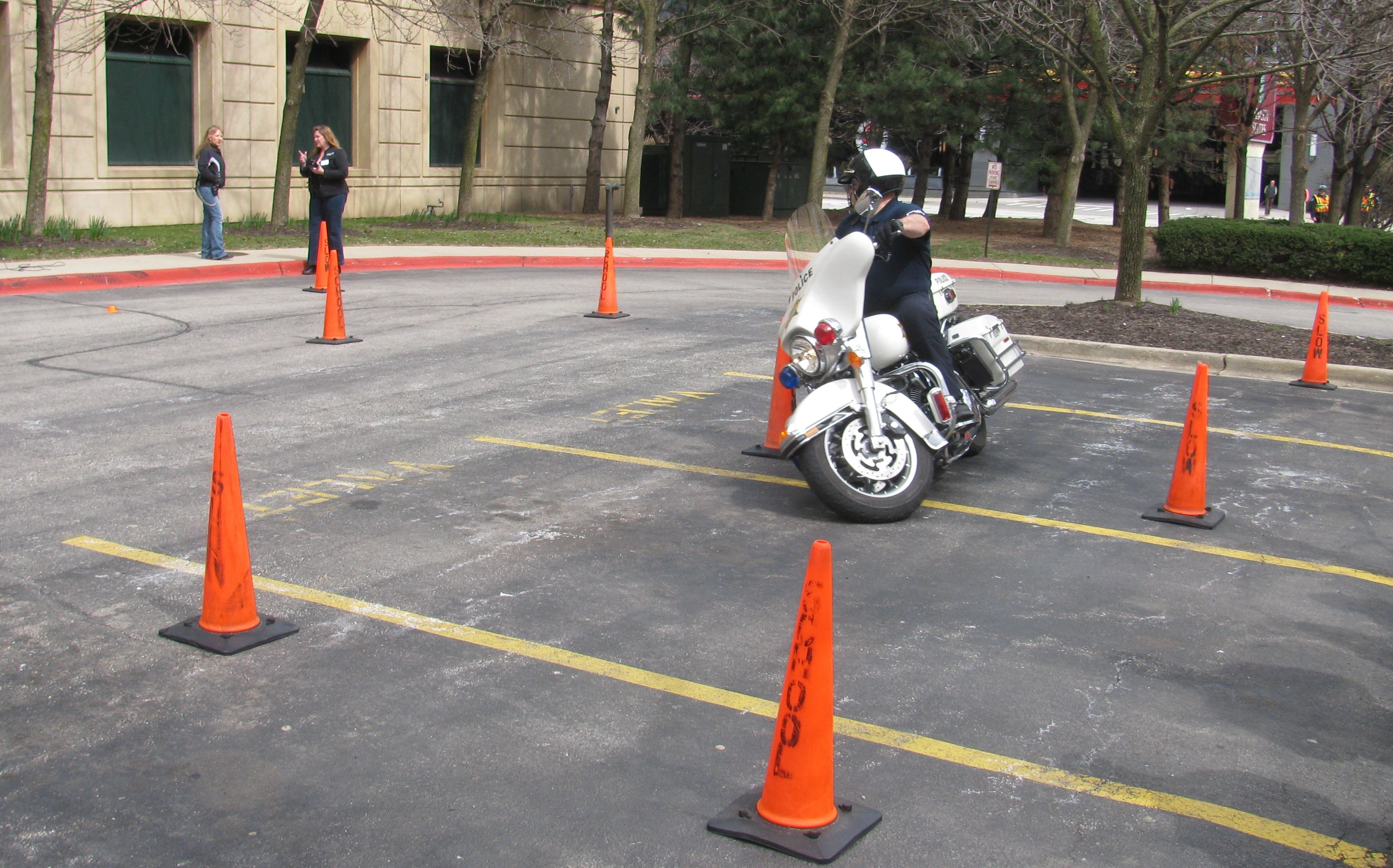 Wes Symonds demonstrates riding skill