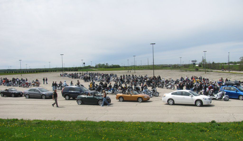 bikers gather for Epic Memorial Ride