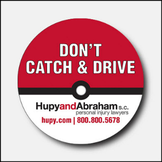 Get Your FREE "Don't Catch & Drive" Bumper Sticker