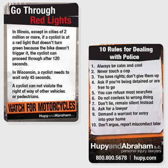 FREE Red Light Card