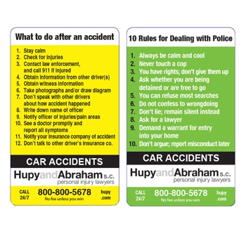 Be Prepared After Any Accident With Free 'What To Do' Cards