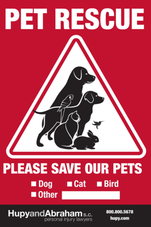 Your Free Pet Rescue Sticker – Red