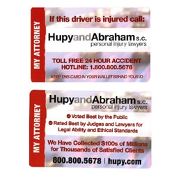 Request your FREE “My Attorney” Card and Get a Head Start on Your Wisconsin, Illinois, or Iowa Accident Claim, Even If You Are Seriously Injured