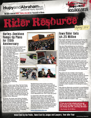 Two Great Newsletters for Riders in Illinois, Iowa and Wisconsin