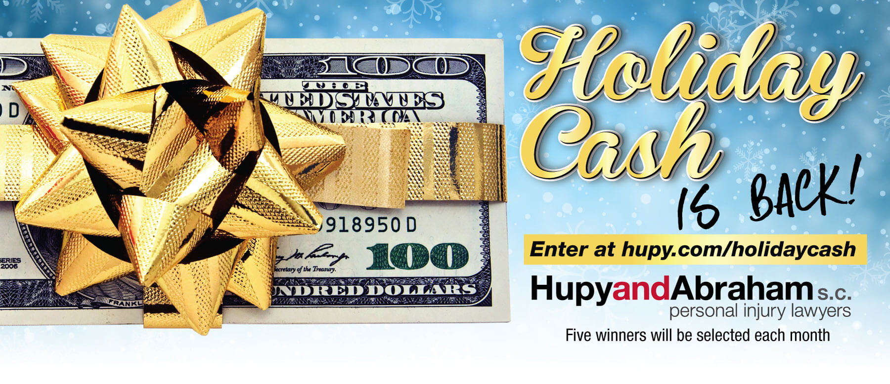 Win Holiday Cash