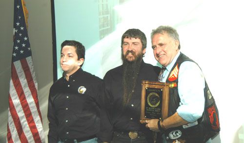 The Motorcycle Riders Foundation presented Dave Zien the Champion of Motorcyclists Rights and Safety award