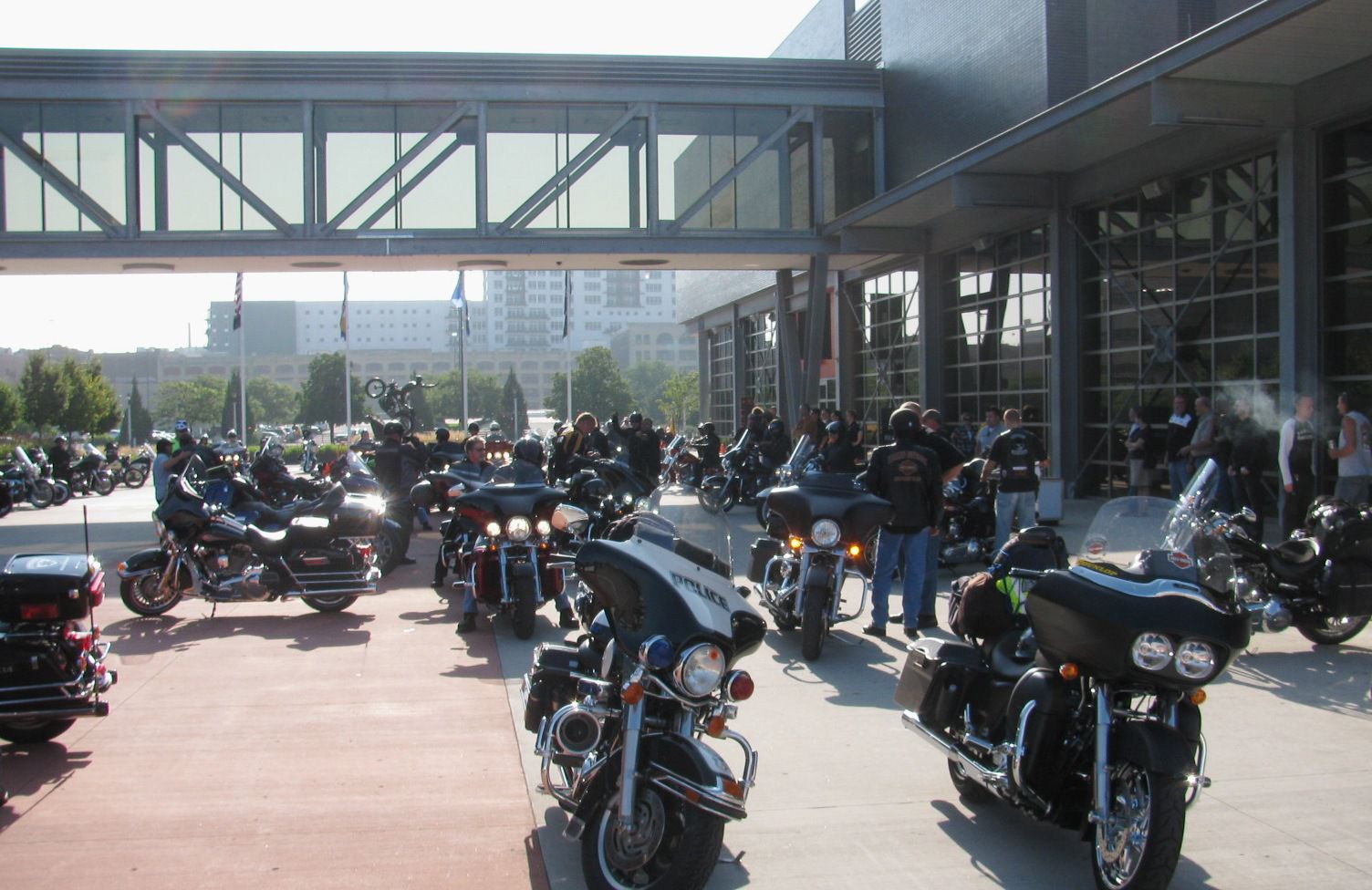 Riders assemble at HD Museum for start of ride to Sturgis 2010