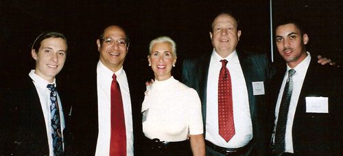 Rex Hupy, Louis Butler, Suzanne Hupy, Attorney Michael F. Hupy and Attorney Marcel D. Reneau at the Milwaukee Bar Association 150th Anniversary Luncheon